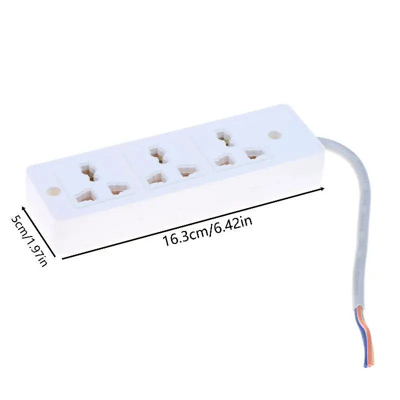 3-Outlet Industrial Power Strip | Hard-Wire Terminal, No Plug Industrial Power Strip Nixie