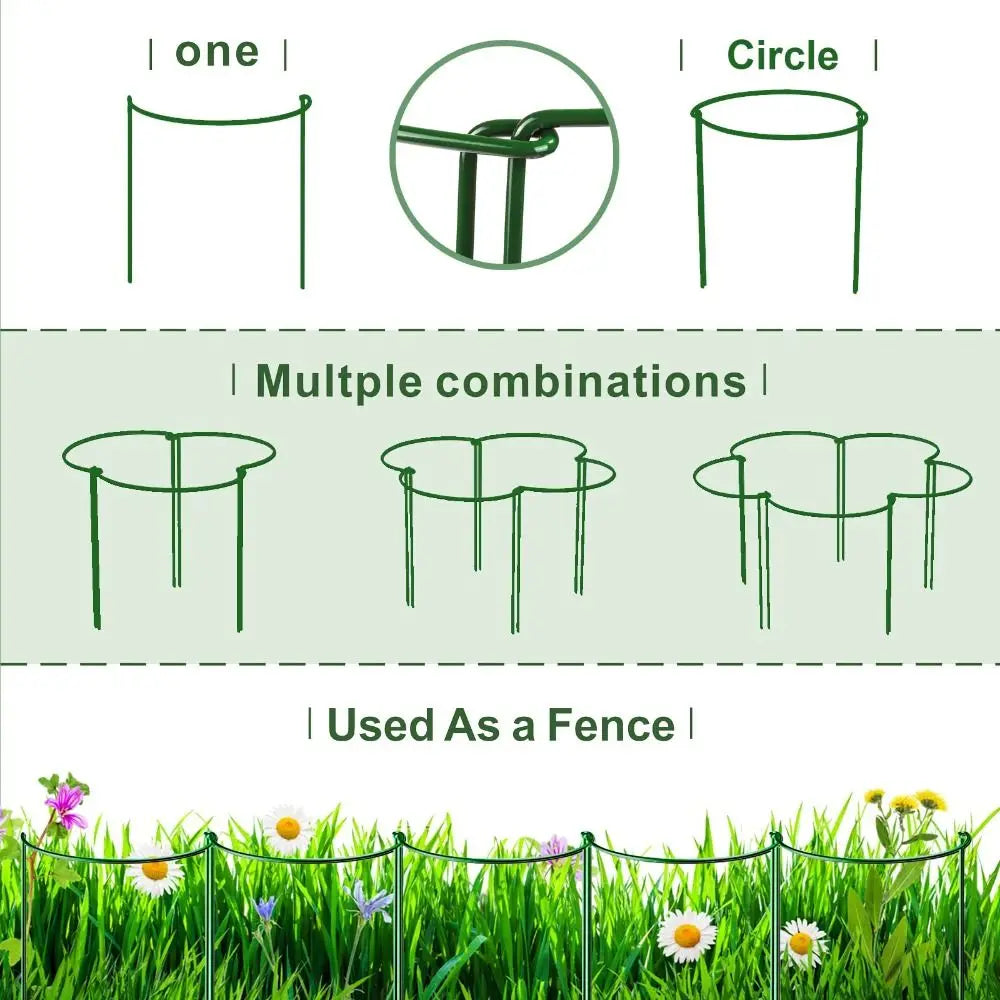 Metal Plant Support Stakes – Weatherproof & Reusable Garden Stakes Plant Support Stakes Nixie