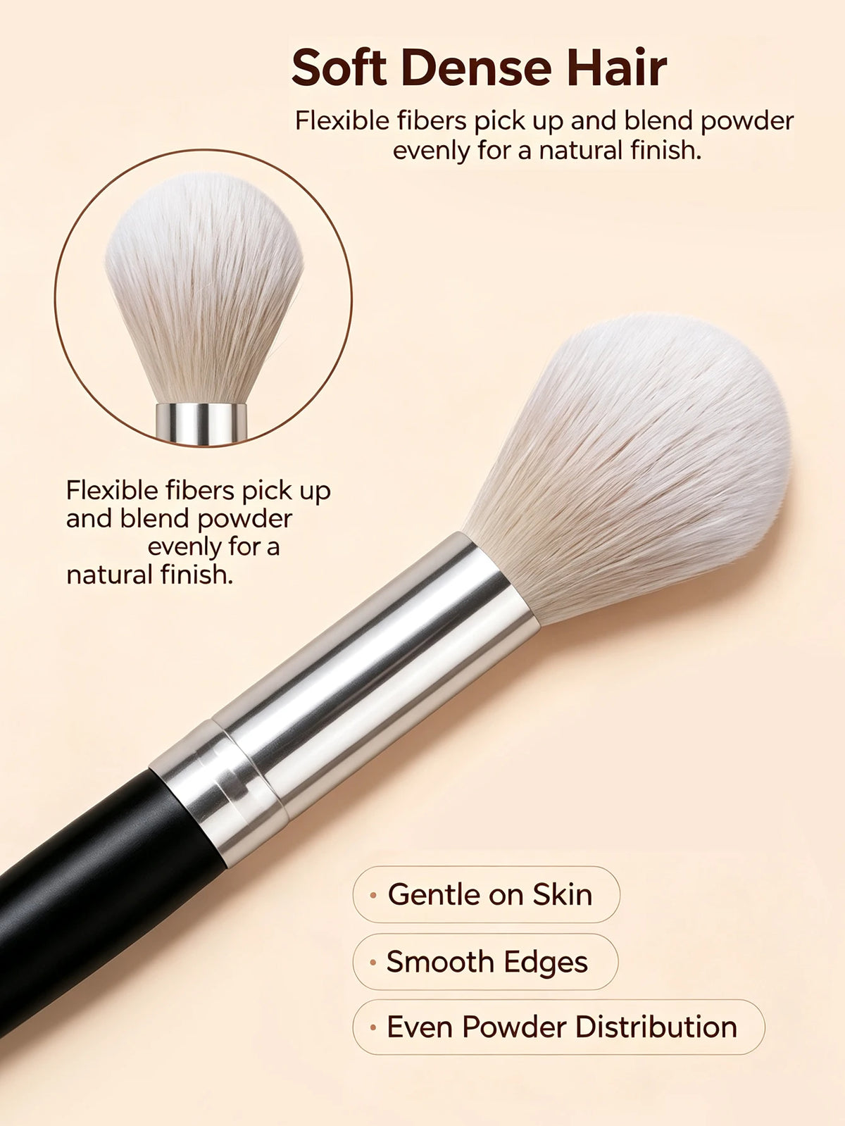 Fluffy Soft Blush Brush – Smooth Powder Makeup Tool