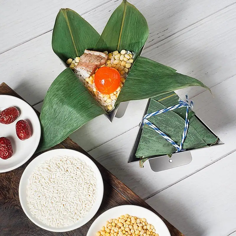 Zongzi Mold Stainless Steel Sticky Rice Dumpling Maker Tool Baking & Food Mold Nixie