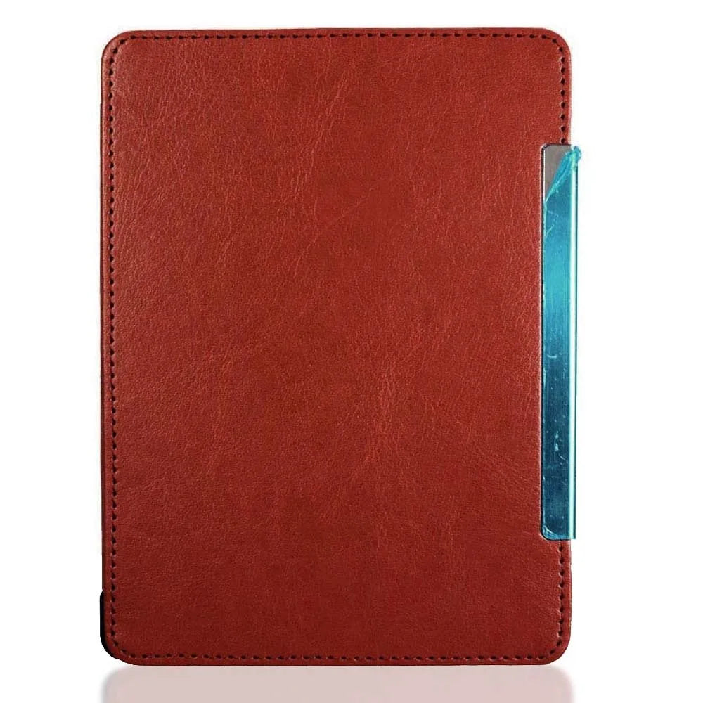 PU Leather Magnetic Folio Case for Kindle 4th/5th Gen D01100 E-Reader Folio Case Nixie Brown