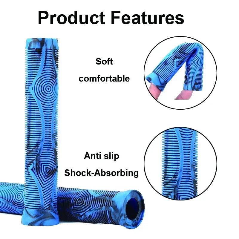 BUCKLOS 160mm MTB Bike Handlebar Grips – Anti-Slip Rubber Bike Handlebar Grips Nixie