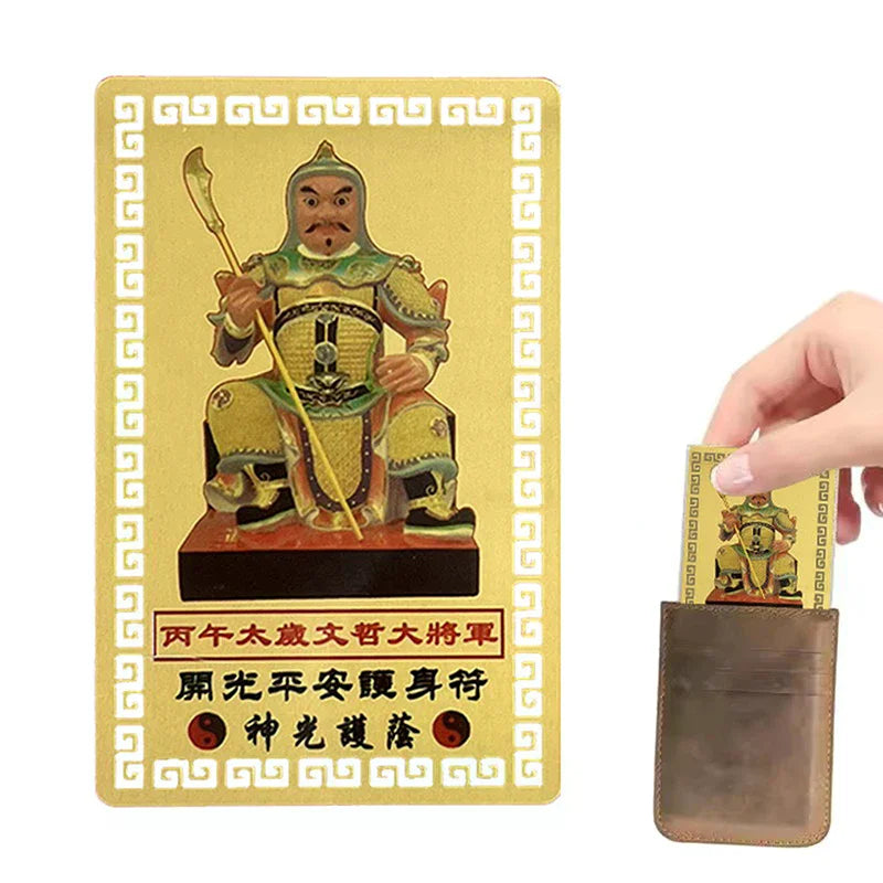 2026 Tai Sui Amulet Gold Card – Year of the Horse Feng Shui Feng Shui Amulet Card Nixie