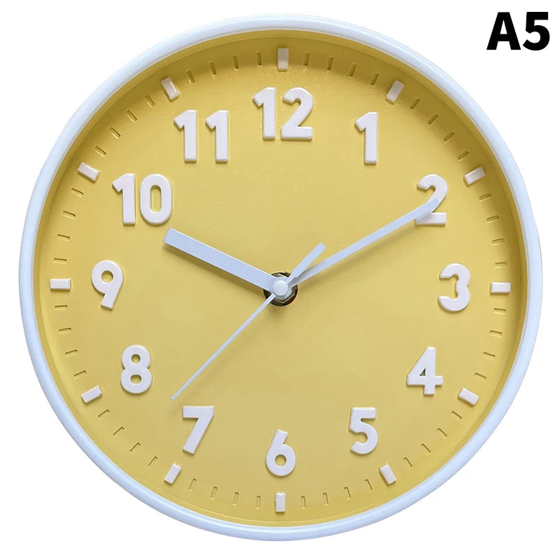 8-Inch Silent Round Wall Clock – Modern Home Décor Wall Clock Nixie A5