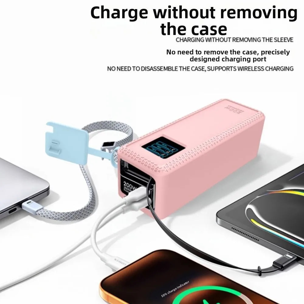 Silicone Case for UGREEN 200W 25000mAh Power Bank PB728 Power Bank Case Nixie