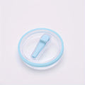 40oz Replacement Cup Lid with Folding Straw – Threaded Fit Tumbler Replacement Lid Nixie blue
