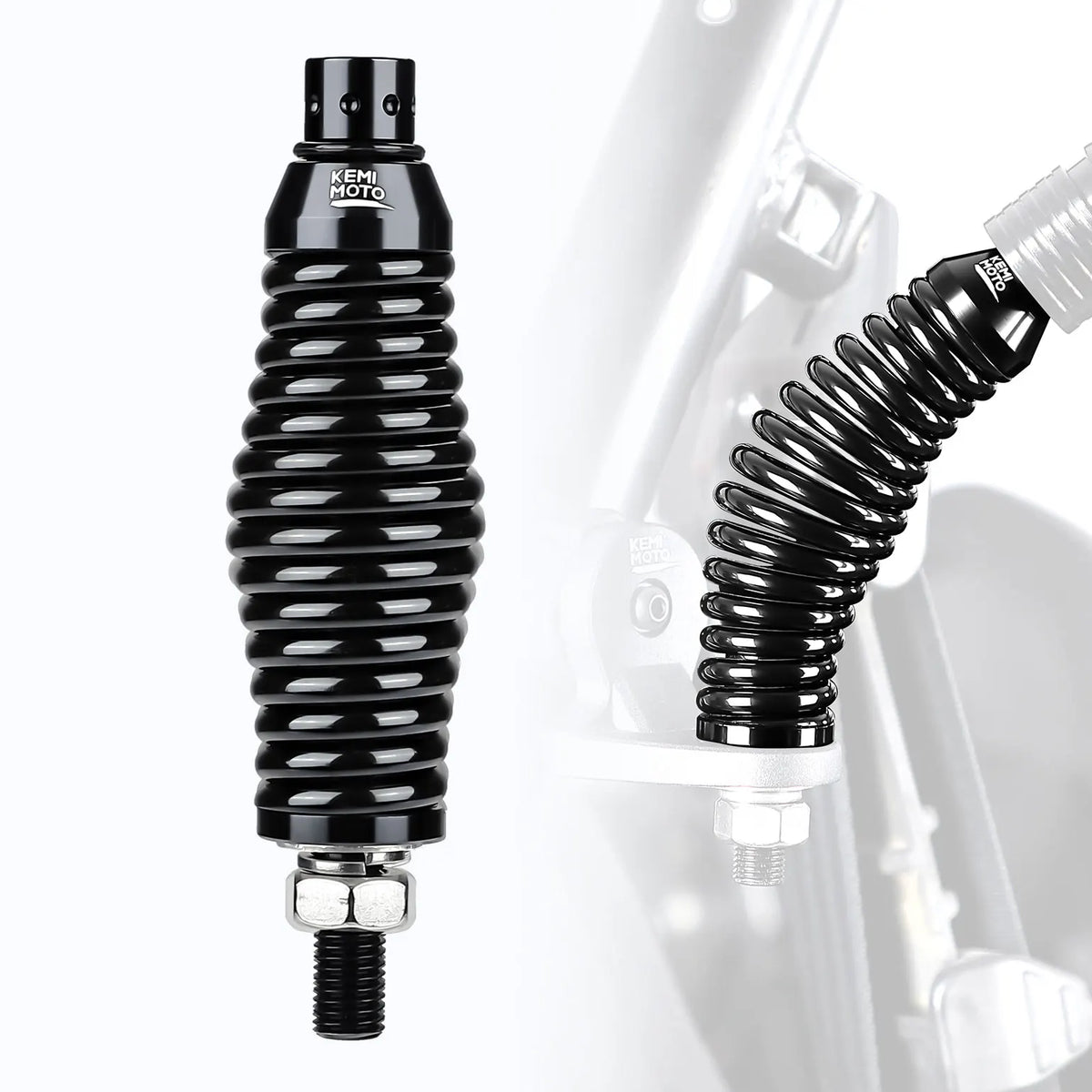 KEMIMOTO Whip Light Spring Mounting Base – UTV ATV Quick Release Whip Light Mount Nixie