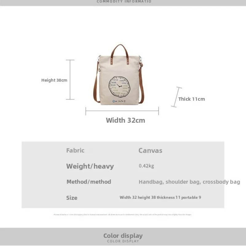 Printed Canvas Tote Bag – Casual Shoulder Bag for Women Canvas Tote Bag Nixie
