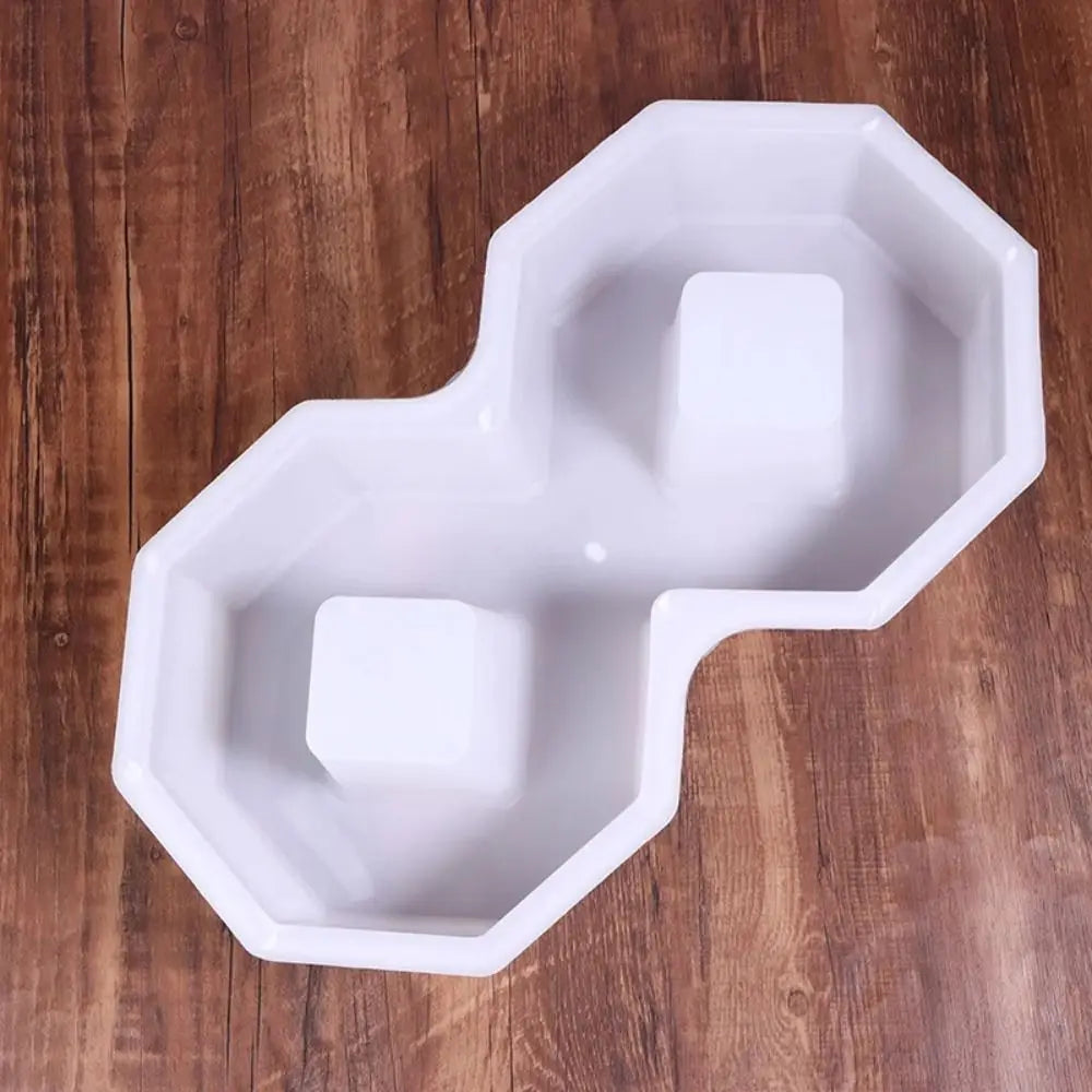 Reusable Concrete Stepping Stone Mould – 8 Shape & Double S