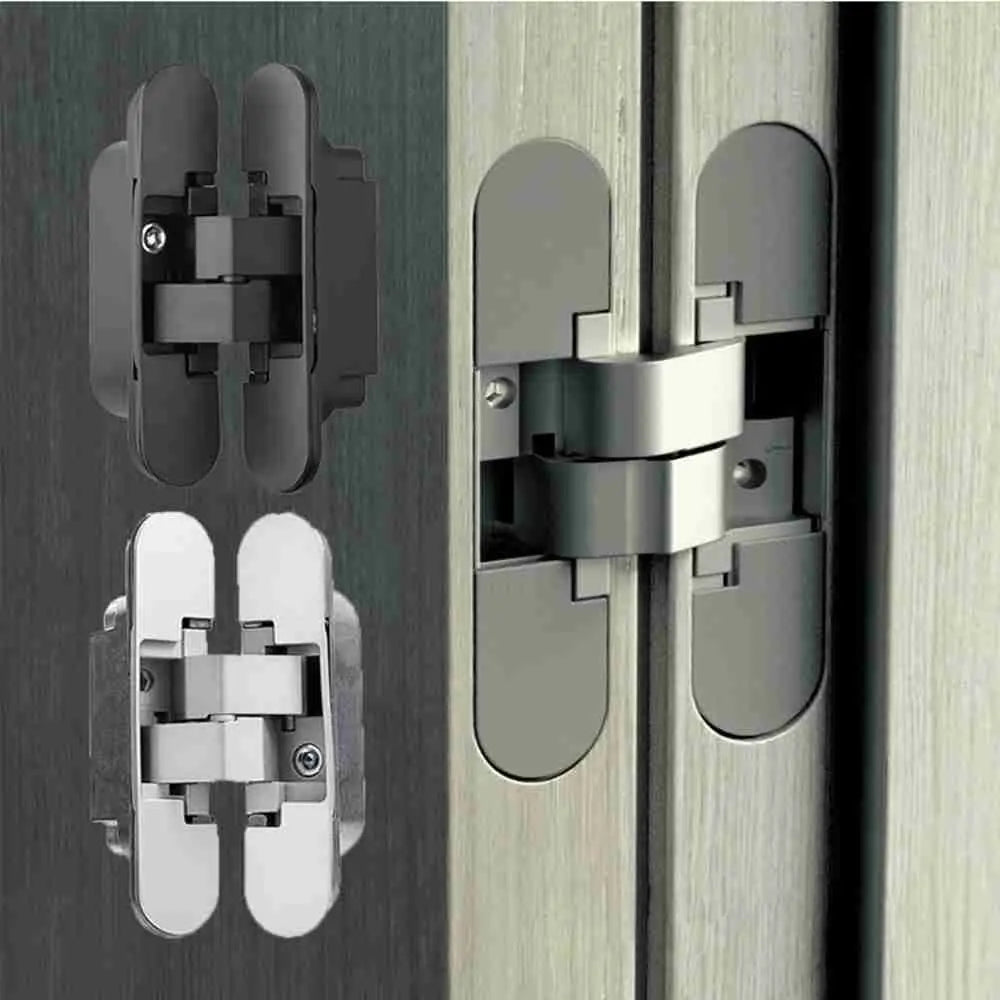 Hidden Cross Hinge – Concealed Folding Door Hinge Stainless Steel Concealed Door Hinge Nixie