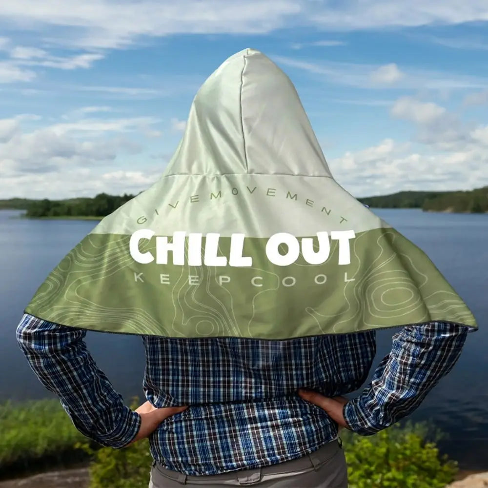 Hooded Sun Protection Shawl – Quick-Dry Cooling Head Cover Hooded Sun Shawl Nixie