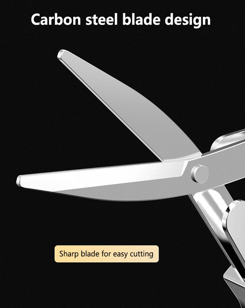 Folding Stainless Steel Scissors – Portable Retractable Travel Tool Folding Scissors Nixie