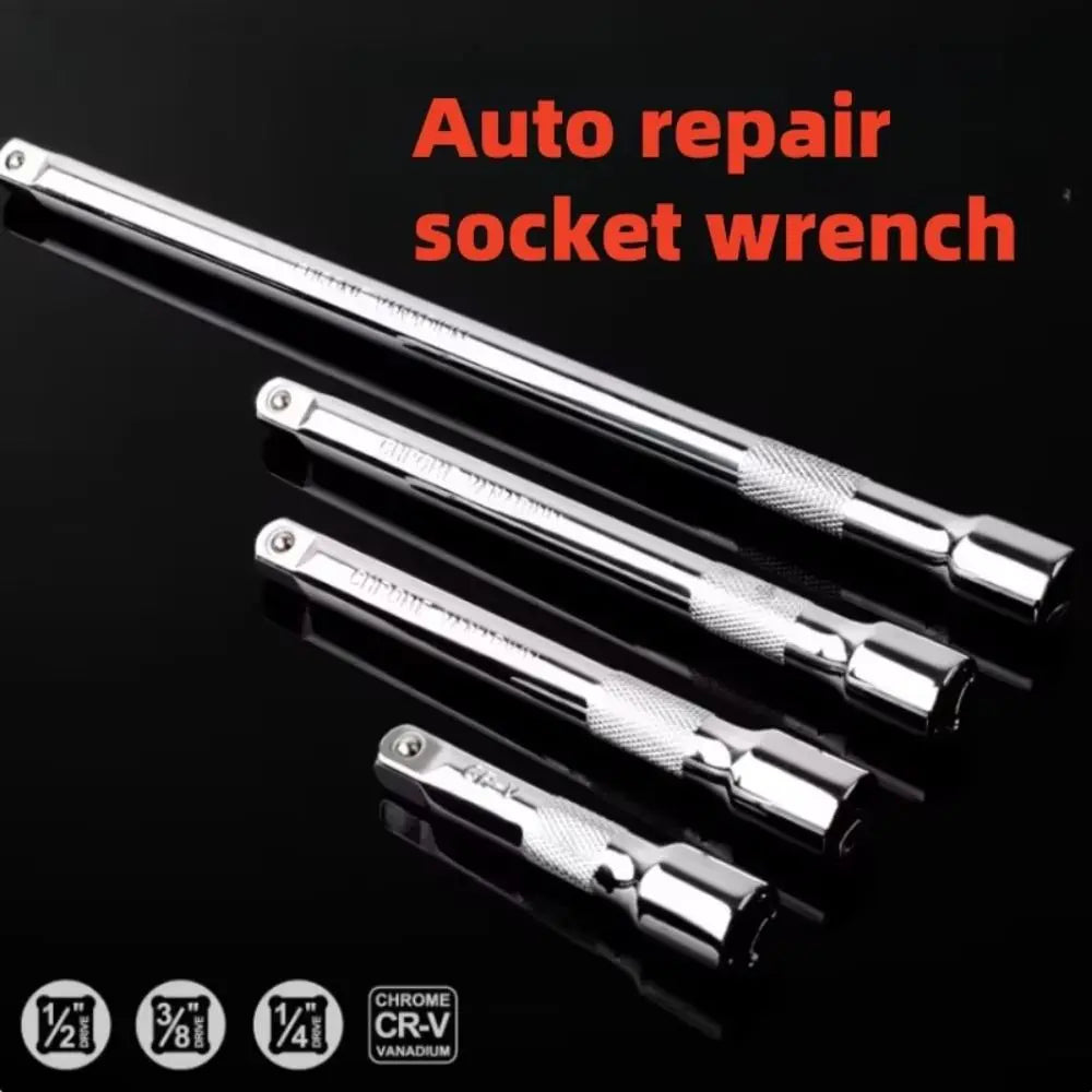 1/4" 3/8" 1/2" Socket Ratchet Wrench Extension Bar 50-250mm Wrench Extension Bar Nixie