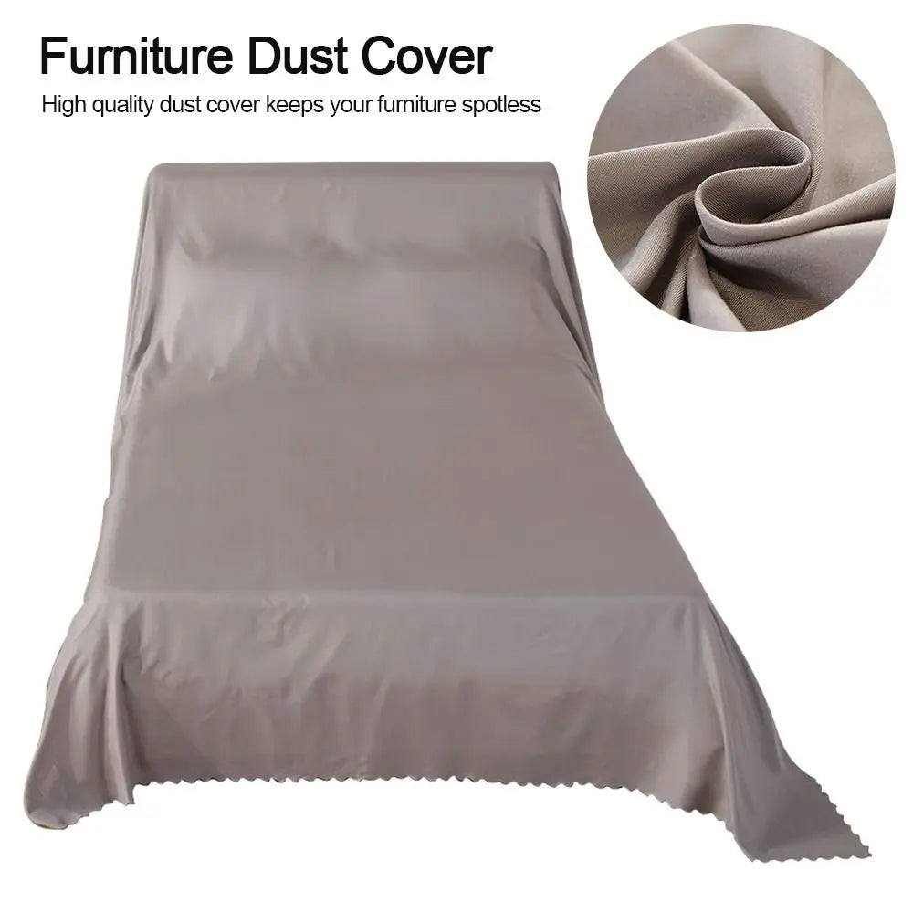 Breathable Furniture Dust Cover – Large Grey Dustproof Cloth