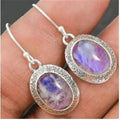 Silver Plated Crystal Drop Dangle Earrings – Vintage Charm Drop Dangle Earrings Nixie Default Title