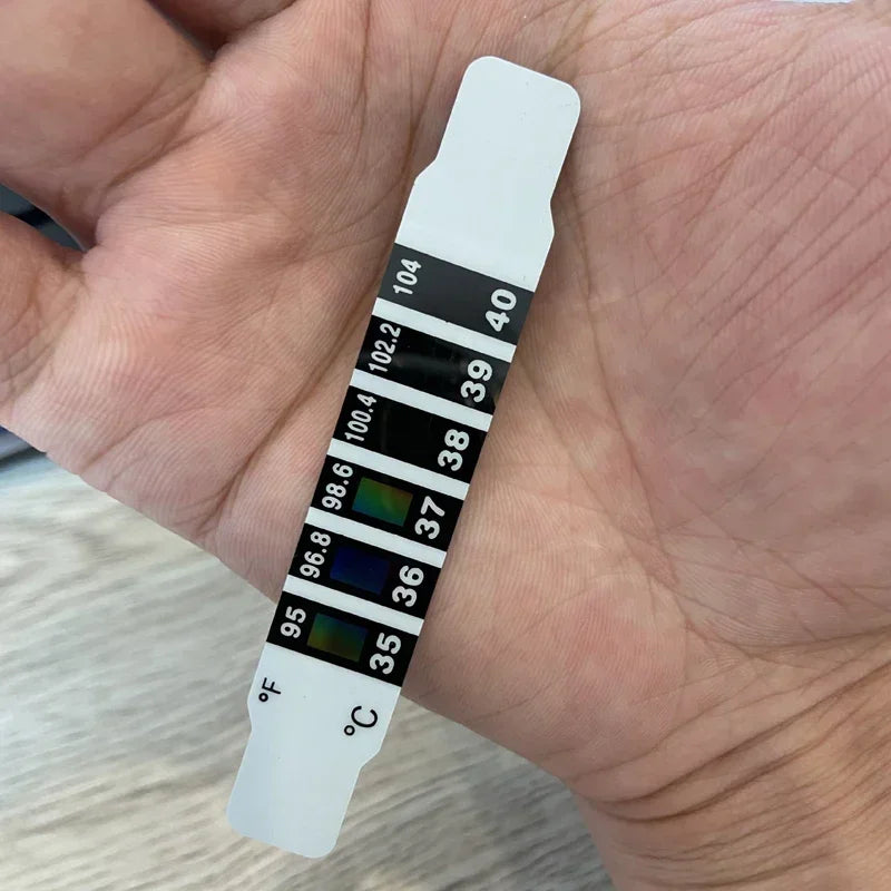 Forehead Strip Thermometer Stickers for Baby & Kids 10/20 Pcs Forehead Strip Thermometer Nixie