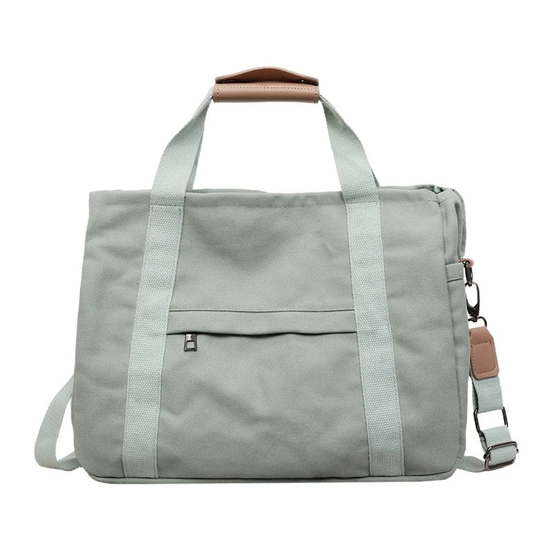 Large Canvas Tote Bag – Work, School & Travel Shoulder Bag Canvas Tote Bag Nixie