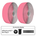 BUCKLOS Silicone Road Bike Handlebar Tape – Soft Bar Wrap Bicycle Handlebar Tape Nixie PINK