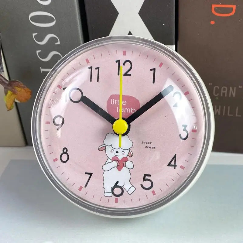 Mini Suction Cup Waterproof Quartz Wall Clock 7cm – Bathroom