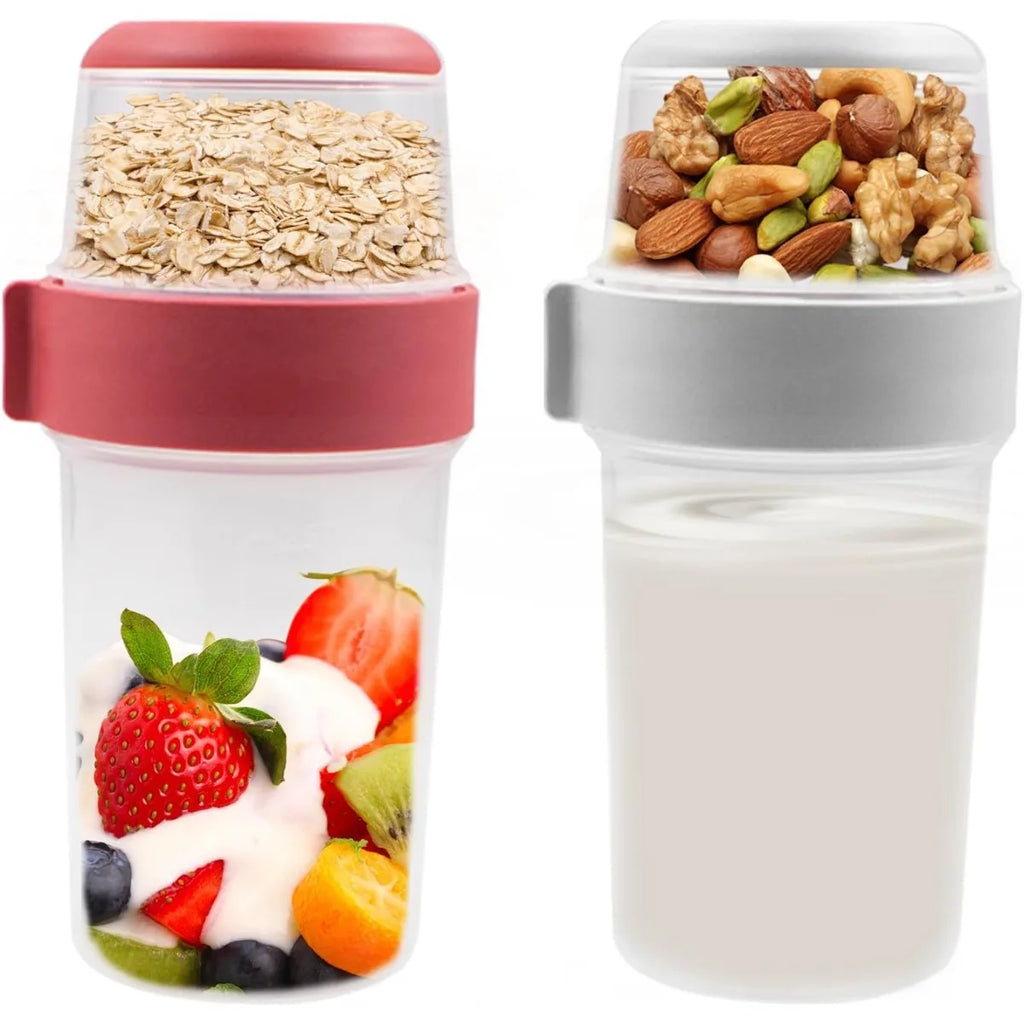 Double Layer Leak-Proof Lunch Box | Overnight Oats Container