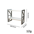 1:12 Dollhouse Adjustable Mini Storage Shelf Furniture Dollhouse Miniature Furniture Nixie Default Title