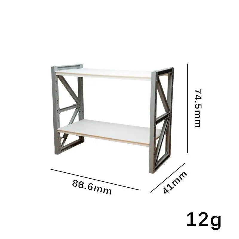 1:12 Dollhouse Adjustable Mini Storage Shelf Furniture Dollhouse Miniature Furniture Nixie Default Title