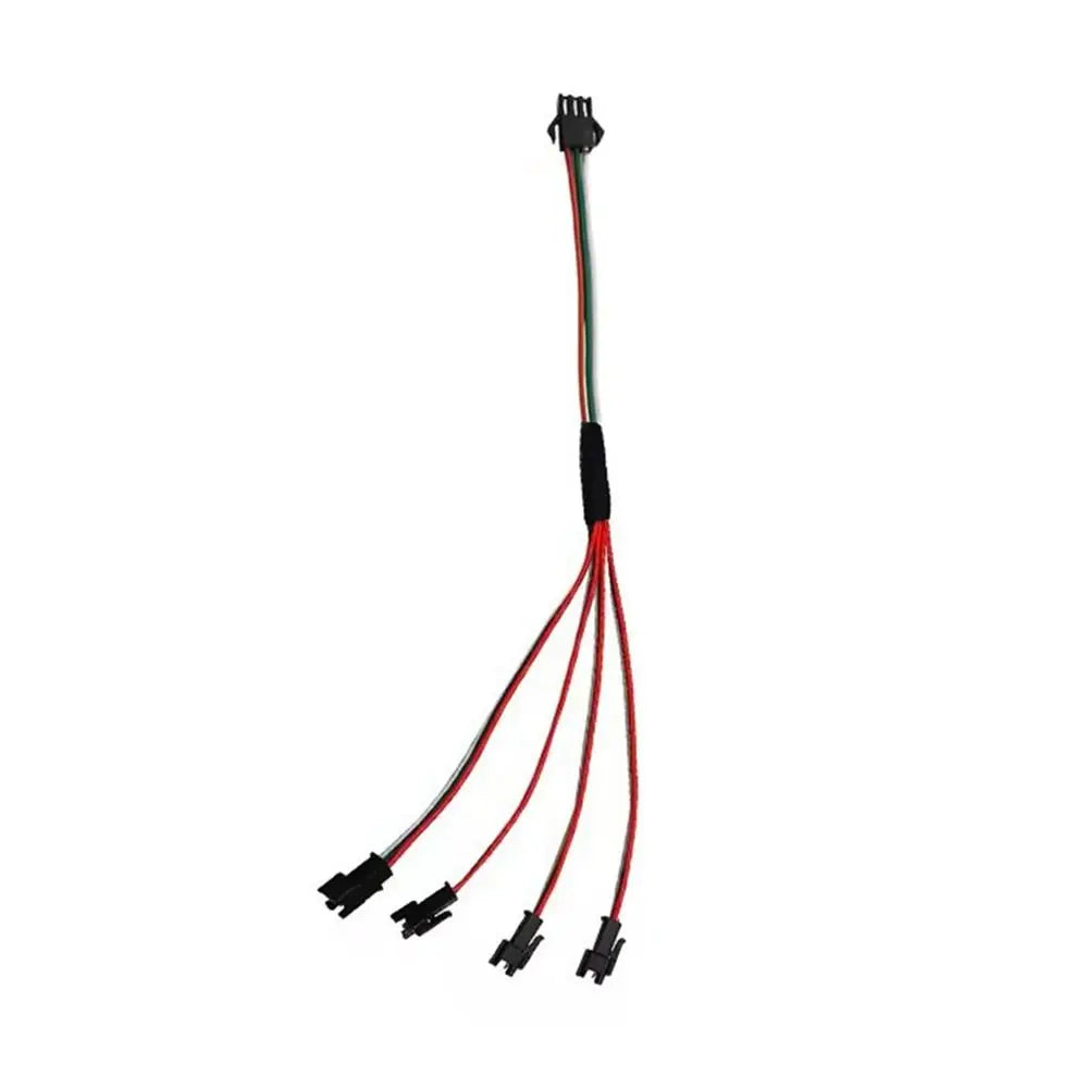 5PCS SM-3Pin Male Female Connector Extension Wire 20AWG Connector Extension Wire Nixie