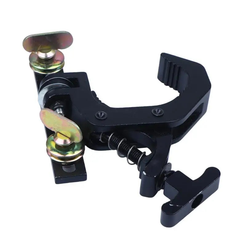 Aluminum Folding Truss Clamp for LED Moving Head Stage Light Stage Light Clamp Nixie Black No plug
