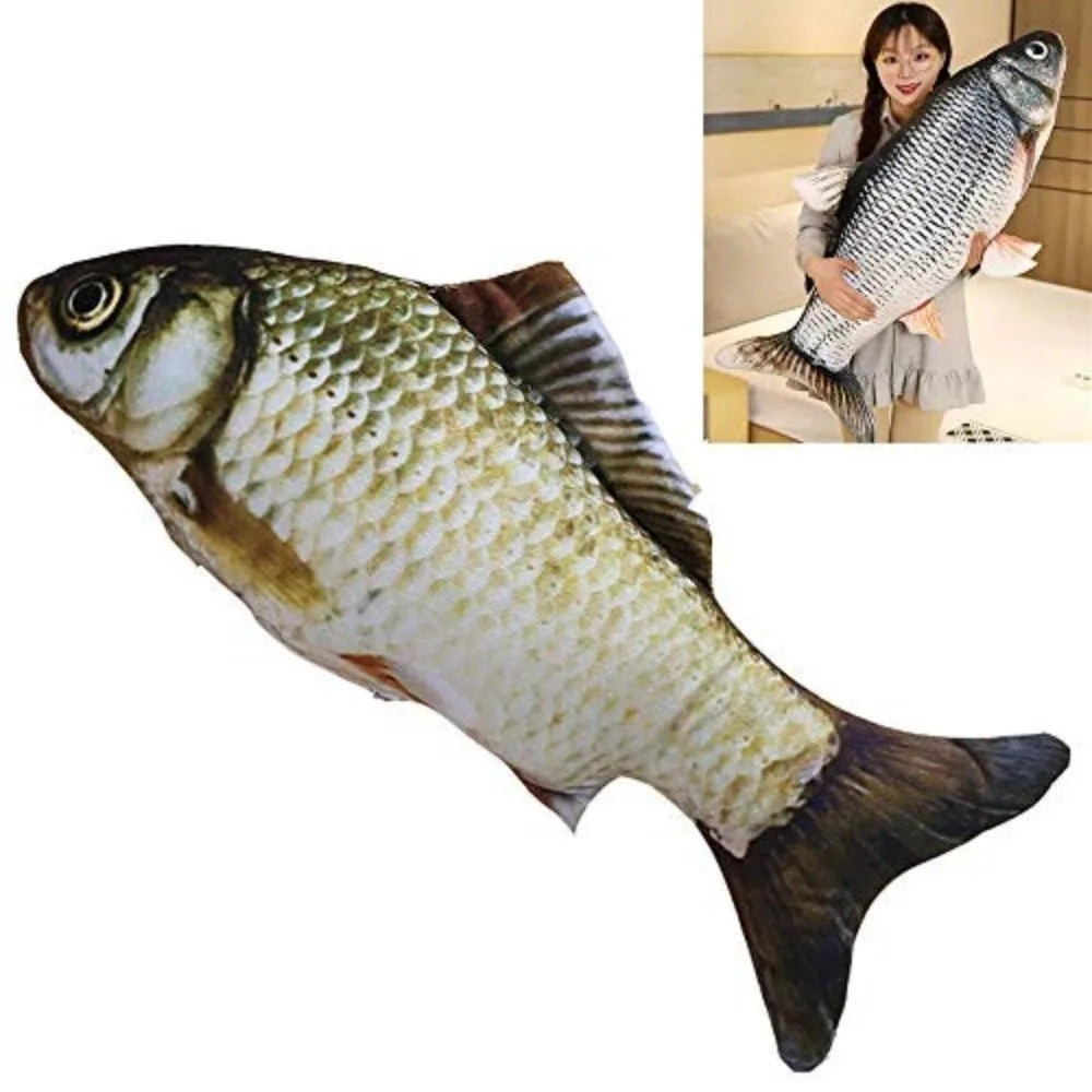 3D Realistic Fish Plush Toy – Soft Stuffed Animal Pillow Gift Stuffed Animal Plush Nixie