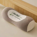 Cylindrical Buckwheat Cervical Pillow – Ergonomic Neck Support Cervical Bolster Pillow Nixie Coffee-Type 1