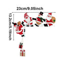 Santa Christmas Door Corner Decor Wooden Pendant Sign Christmas Door Decor Nixie left