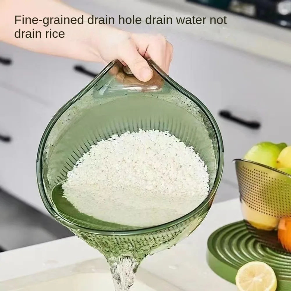 Multifunctional Plastic Drainage Basket & Salad Draining Bowl