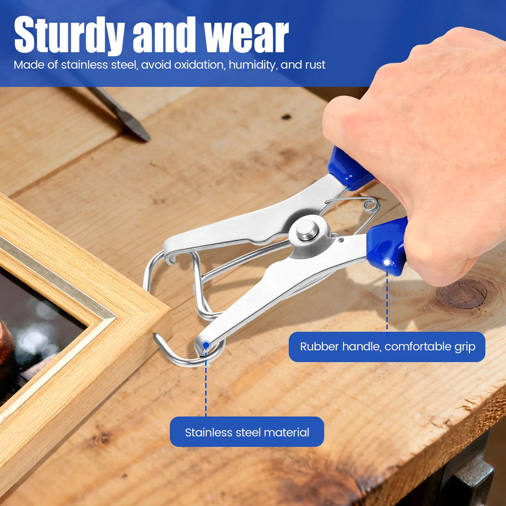 Miter Spring Clamp & Pliers Kit – 24pc Woodworking Set Woodworking Clamp Kit Nixie