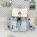 Women's Color-Block Backpack – Lightweight Waterproof Travel Bag