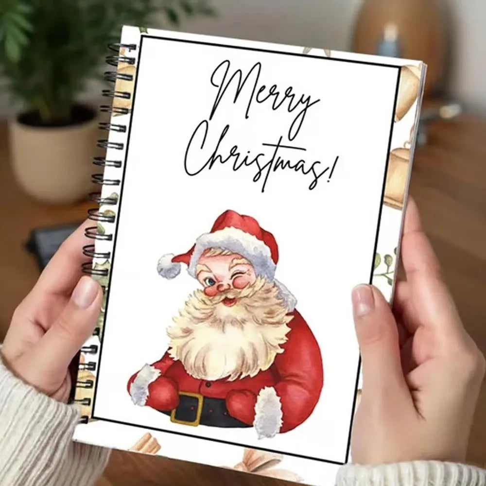 Spiral-Bound Christmas Gift Card Book & Greeting Organizer Gift Card Organizer Nixie
