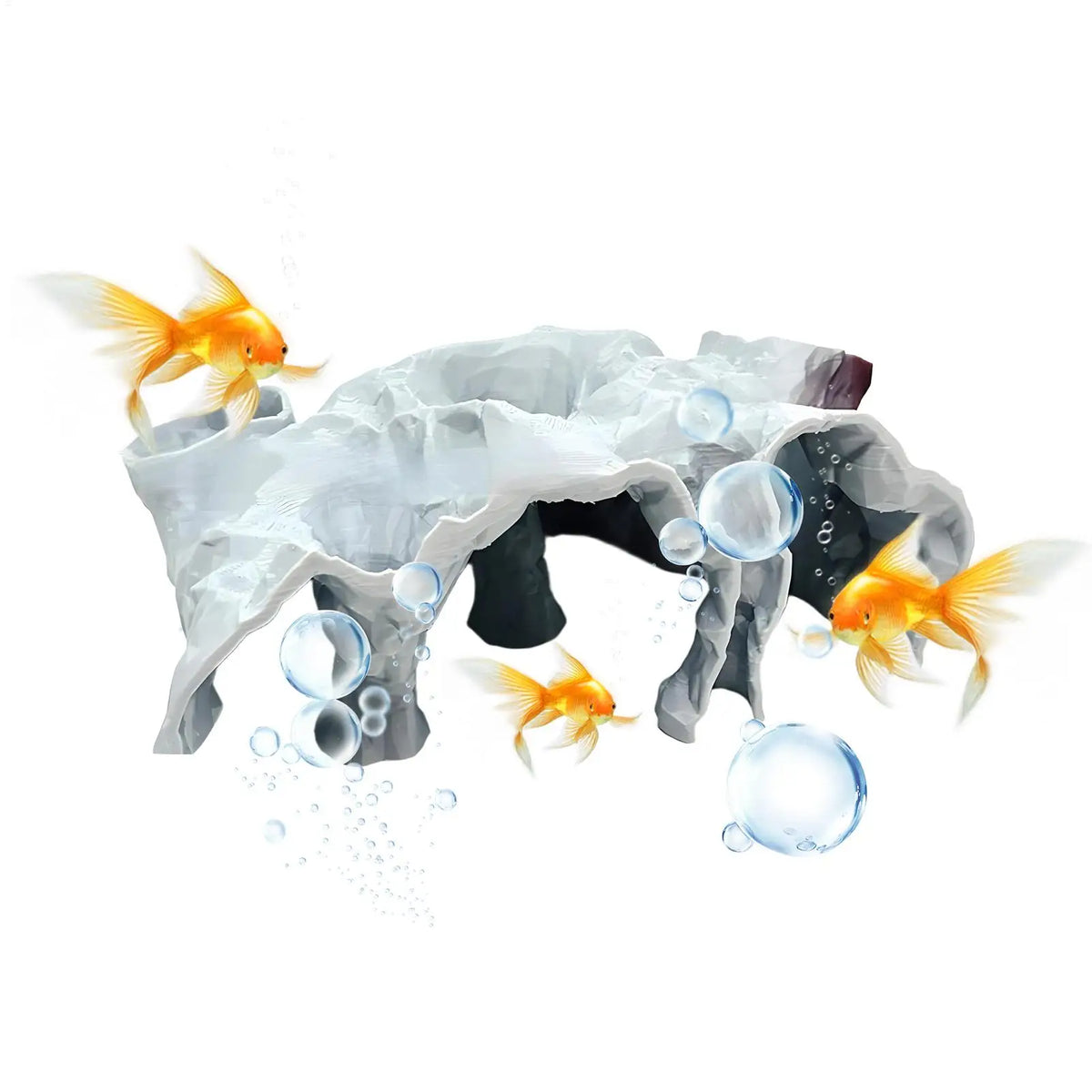 Aquarium Cave Tunnel Hideout for Fish, Shrimp & Reptiles Aquarium Cave Decor Nixie