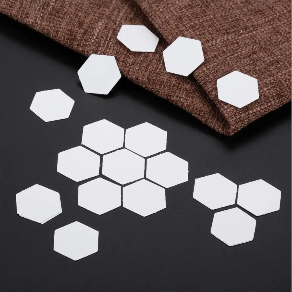100Pcs Hexagon Paper Quilting Templates – 6 Sizes for Patchwork Quilting Templates Nixie
