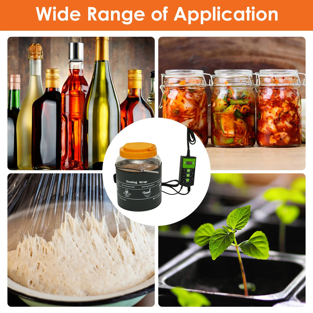 Kombucha Heating Wrap | Even Heat Fermentation Pad by Nixie