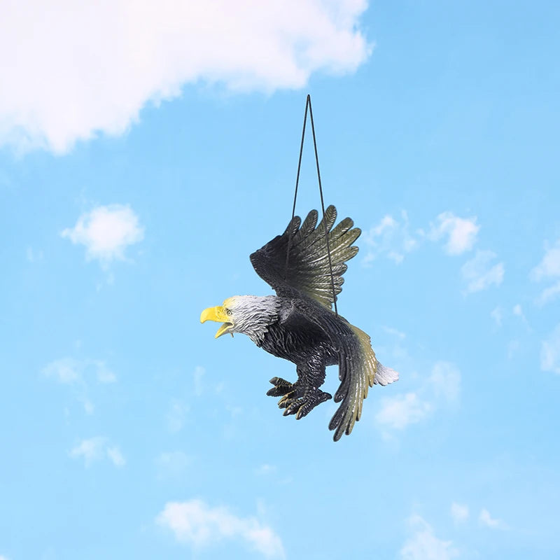Hanging Eagle Decoy Figurine – Garden Bird Deterrent Ornament Garden Bird Deterrent Nixie