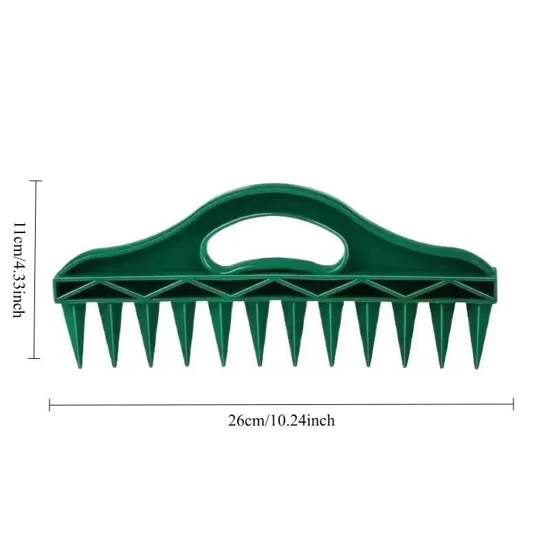 Manual Seed Spreader & Soil Dibbler – 12-Hole Garden Tool Garden Planting Tool Nixie