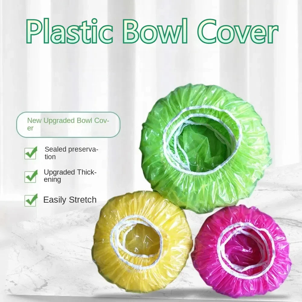 60/90 Pcs Reusable Elastic Bowl Covers – BPA-Free Food Lids Food Storage Lids Nixie