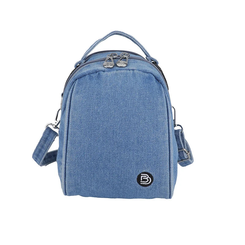 Mini Denim Crossbody Bag Women | Japanese Korean Style Shoulder Bag Denim Crossbody Bag Nixie