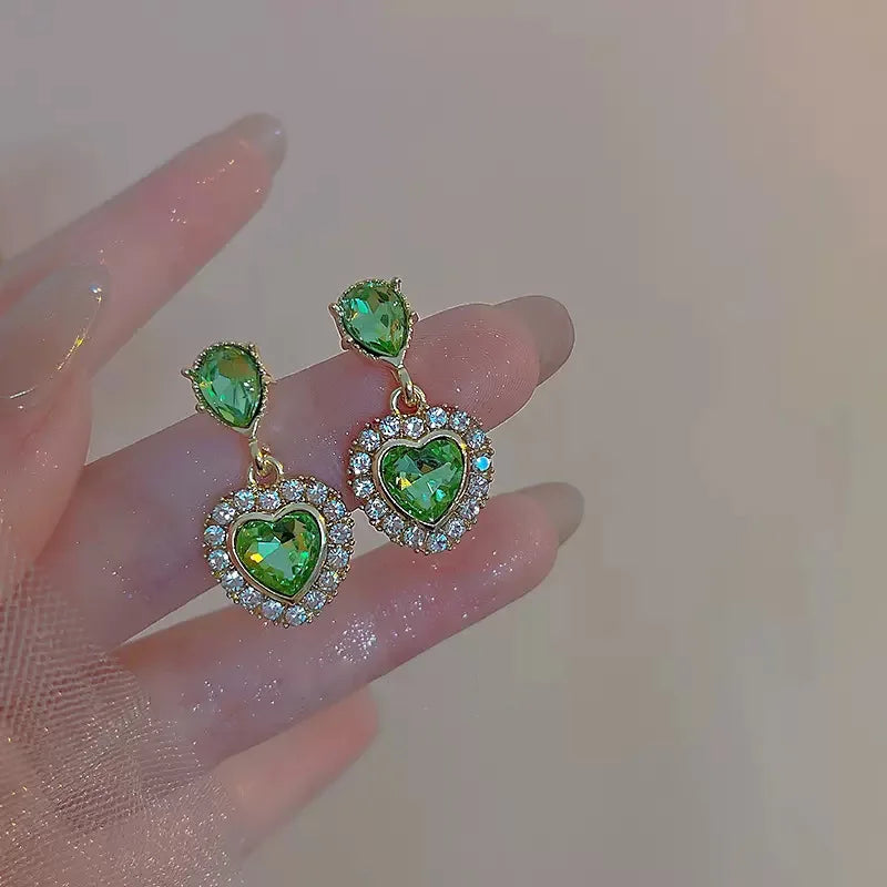 Heart-Shaped Stud Earrings | 14K Gold Plated | Women's Jewelry Stud Earrings Nixie