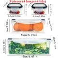 8-Piece Airtight Food Storage Containers – Fridge Organizer Set Food Storage Containers Nixie 1 SET