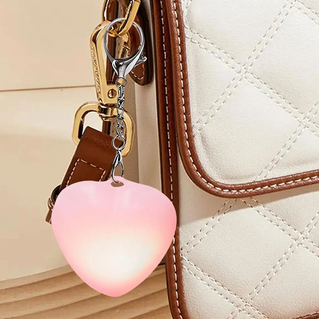 Heart-Shaped LED Purse Light | Rechargeable Touch Sensor Bag Lamp
