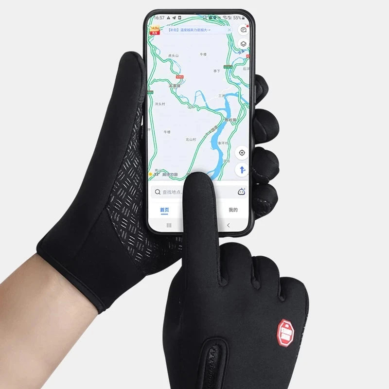 Touch Screen Non-Slip Fleece Outdoor Riding Gloves Outdoor Riding Gloves Nixie