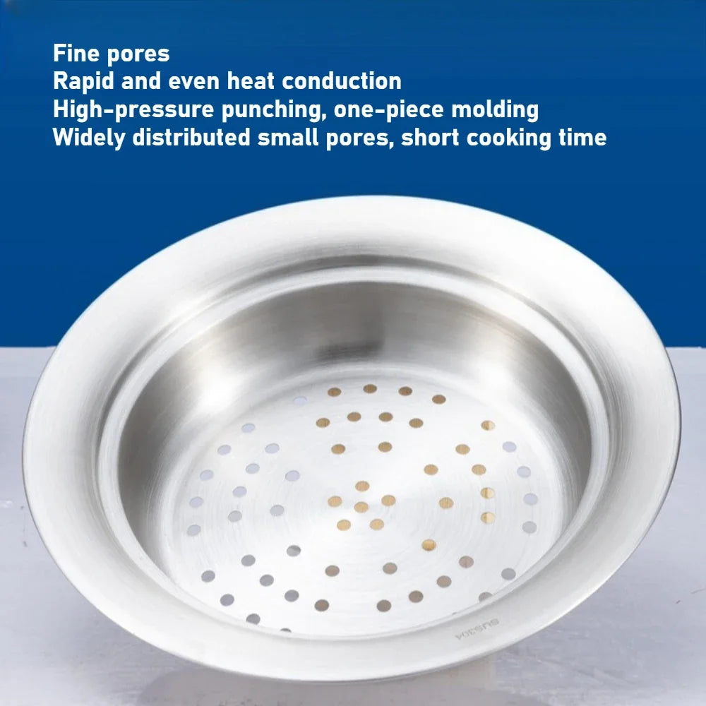 Stainless Steel Steam Tray & Noodle Drainer for Pot Steam Tray Nixie
