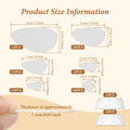 60Pcs Pebble Acrylic Mirror Wall Stickers – Self-Adhesive Tiles Mirror Wall Stickers Nixie silver 60pcs