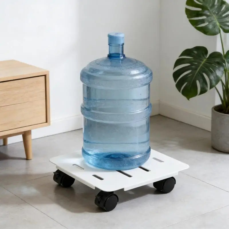 Mobile Plant Pot Tray with Wheels – Heavy Duty Rolling Trolley Plant Pot Trolley Nixie