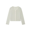 Women's Single Breasted Long Sleeve Knit Cardigan